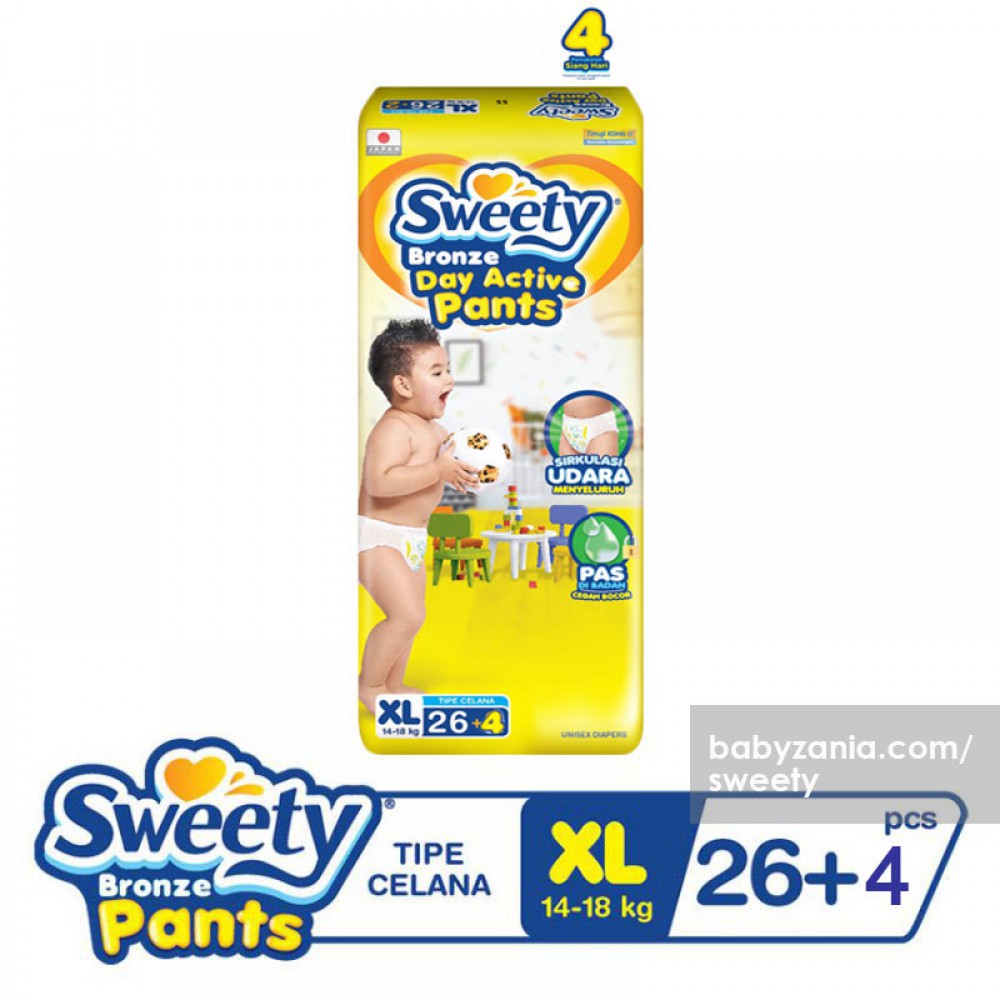 Sweety Popok Bayi Bronze Pants - XL 26