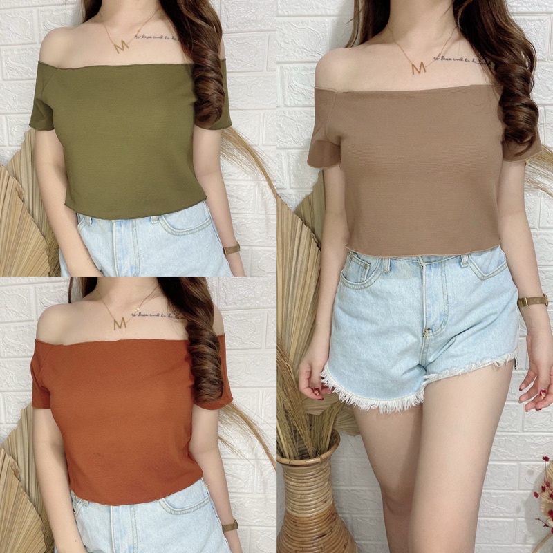 Sabrina Croptop RIB / Croptop Sabrina / Vimel collection