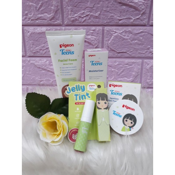 PAKET PIGEON TEENS UNTUK KULIT BERJERAWAT/BERMINYAK (HIJAU)