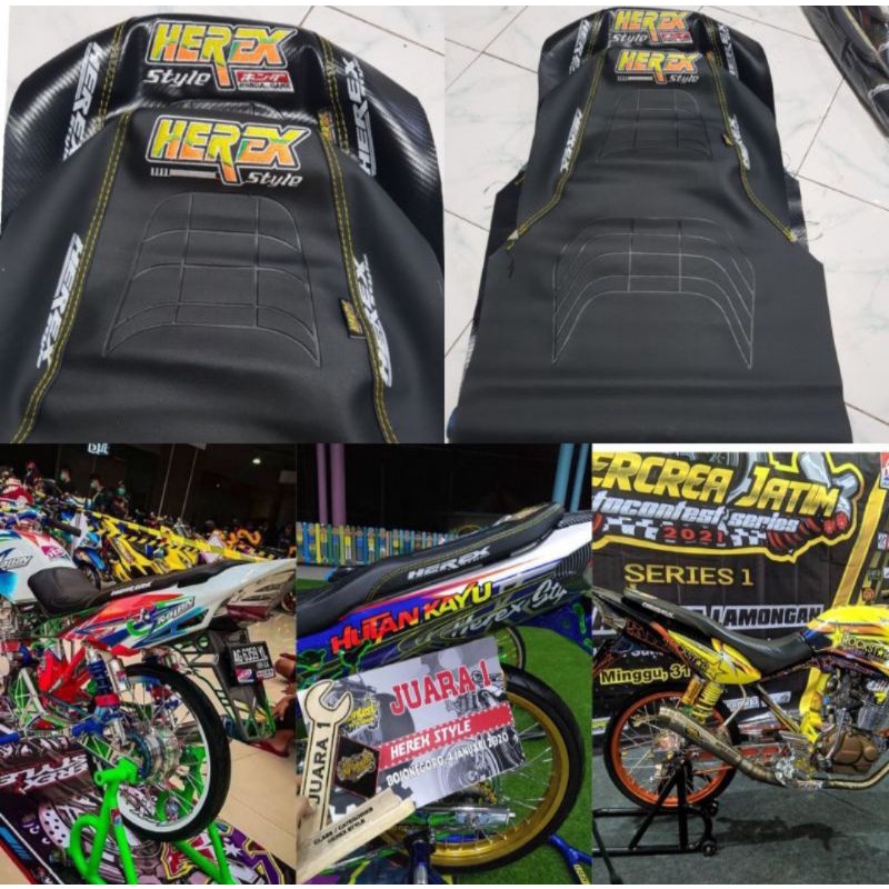 SARUNG JOK KULIT JOK HEREX STYLE PNP GL MP TIGER HITAM DOFT