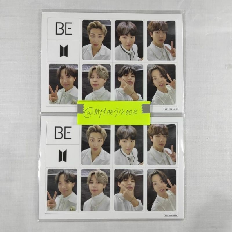 ready bts be essential pre order gift pob bonus magnet set sealed