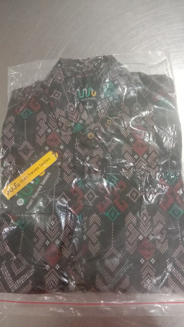 Bswart Batik Hrb026 Kenongo Hem Pendek Padi Pekalongan M L Xl Batik Pria Murah Modern Grosir Batik