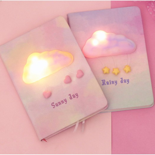 [ORGM] Diary Notebook dengan Lampu dan notebook set