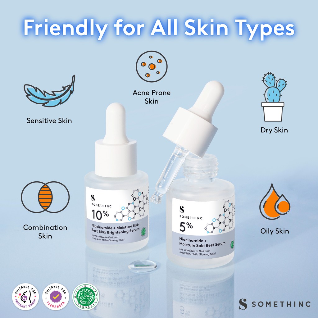 SOMETHINC 10% Niacinamide + Moisture Sabi Beet Max Brightening Serum - Kulit Cerah Maksimal (Normal)