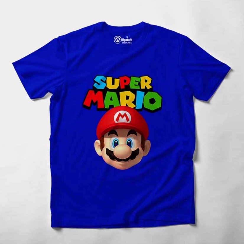 Kaos Atasan Anak Laki Laki Kids T Shirt Super Mario