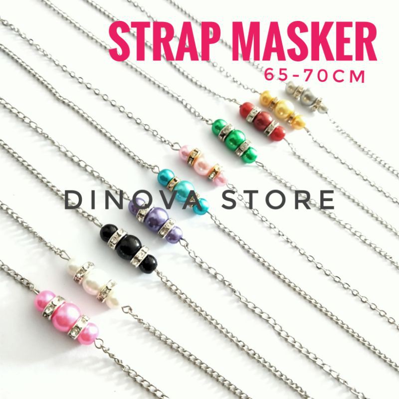 KALUNG MASKER  spacer diamond masker strap pengait masker strap masker