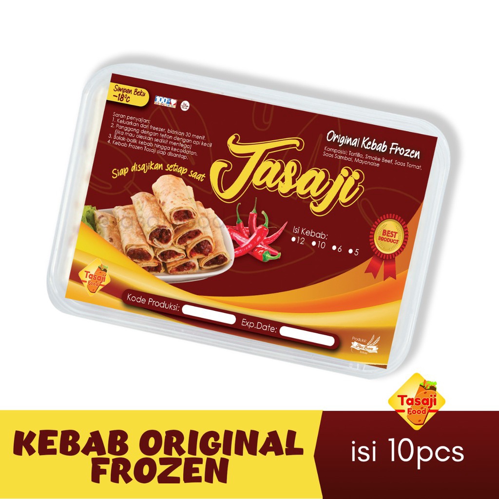 Kebab Frozen Besar Tasaji Isi 10