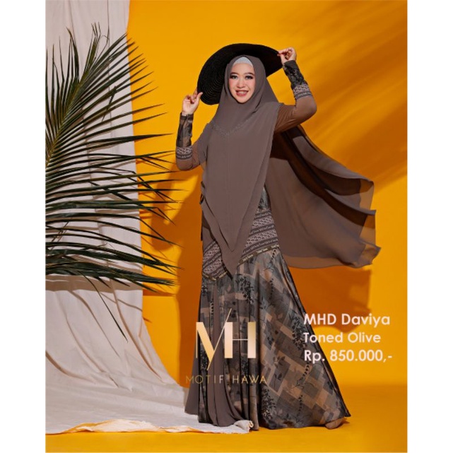 [MOTIF HAWA SALE] GAMIS SET SYARI / DRESS ORIGINAL BRANDED" DAVIYA" By MotifHawa Official Sale