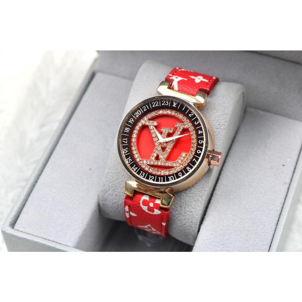 Jam Louis Vuitton Chronometer Putar, Fesyen Wanita, Jam Tangan di Carousell