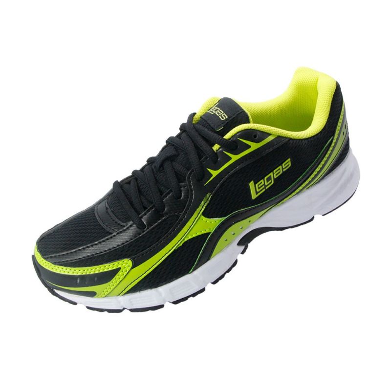 Sepatu League Legas Hitam Cowo Cewe Ark 13 La U Running Shoes Persit Original