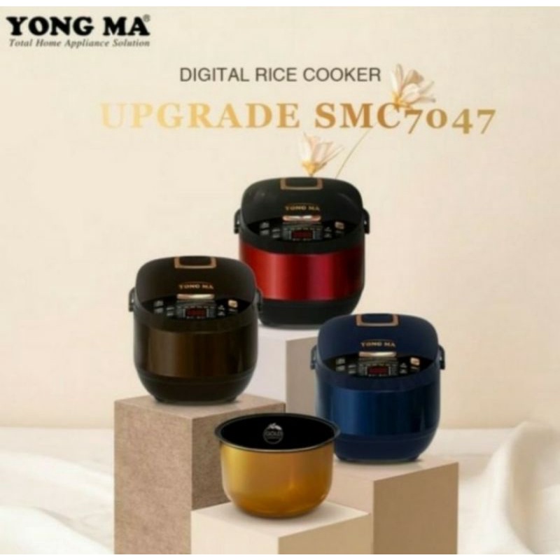 Rice Cooker Digital Yongma 2 L SMC 7047N RiceCooker LowWatt 400 Watt