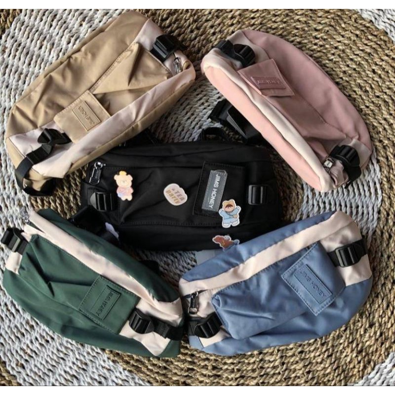 Jims Honey Olaf Waist Bag Tas Pinggang Pria Wanita Terbaru Original Jh