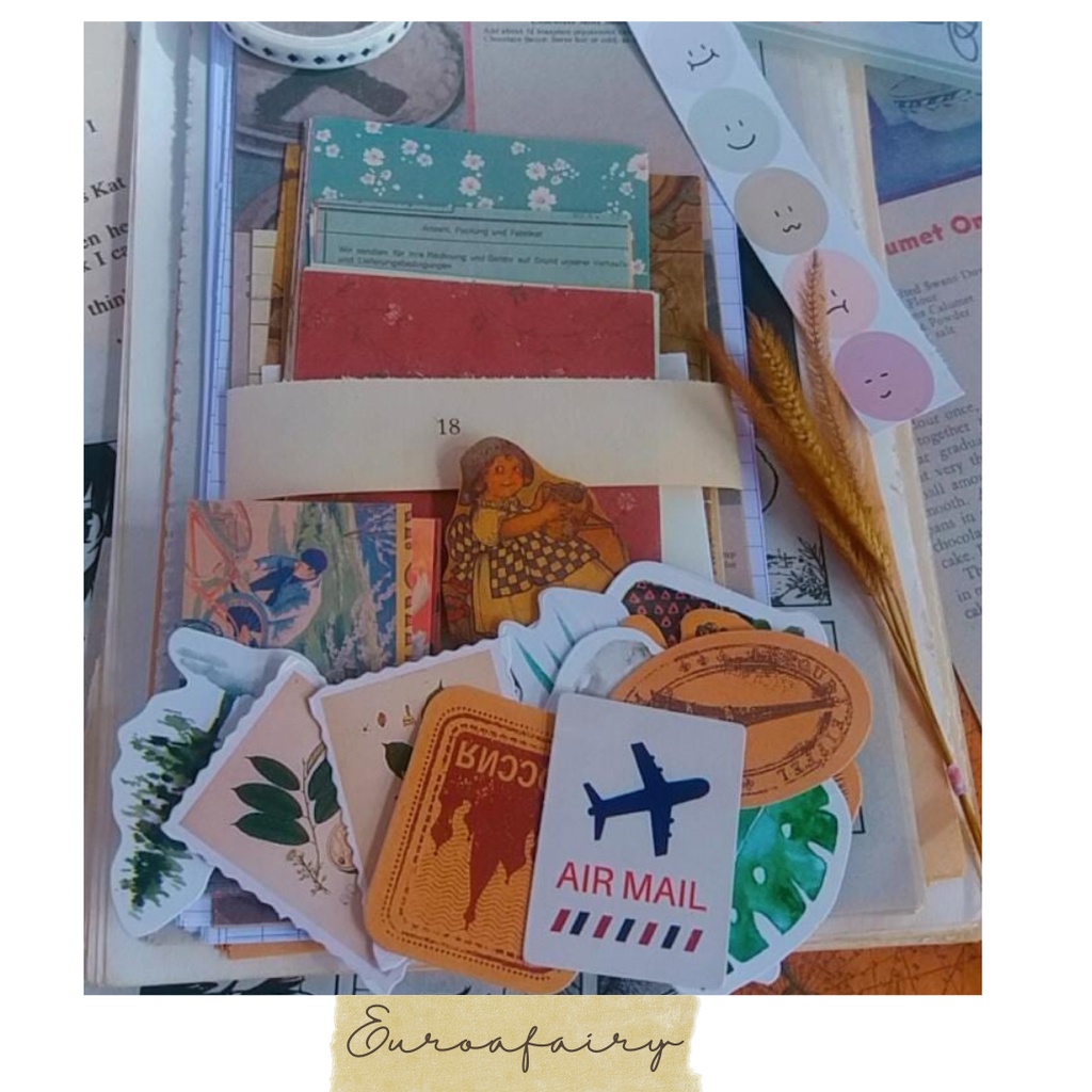

130+ Journal Kit Aesthetic Vintage / Retro / Old Paper