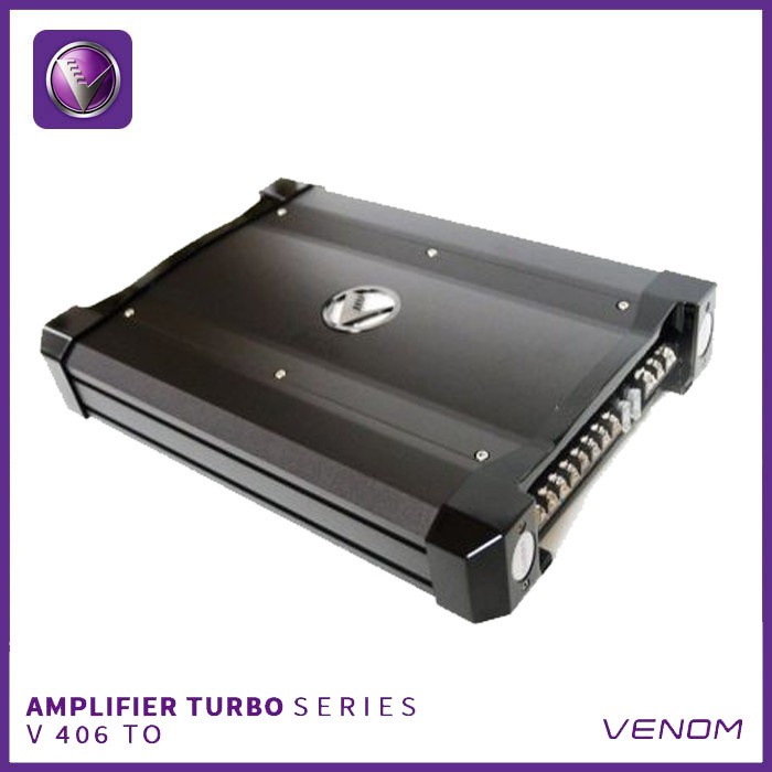 Power Venom Turbo 4 channel V406TO V 406 TO  Amplifier Mobil