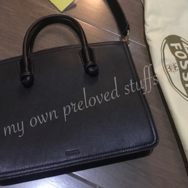 Fossil Skylar Satchel - Black