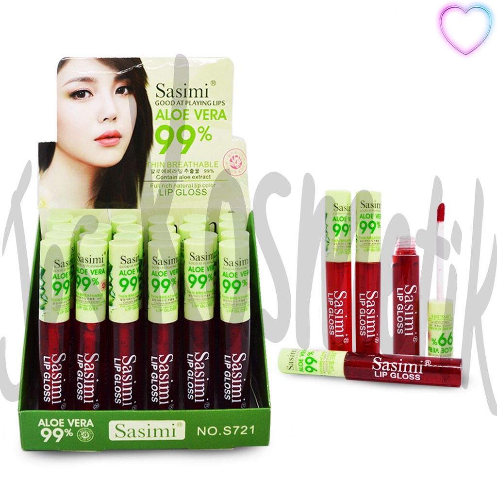 [LUSINAN] Sasimi Liptint ALoevera Lip Tint / Grosir Kosmetik