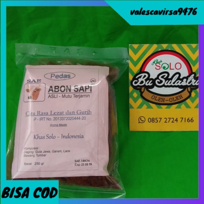 

⭐BISA COD⭐ ABON SAPI SAE ASLI SOLO PEDAS