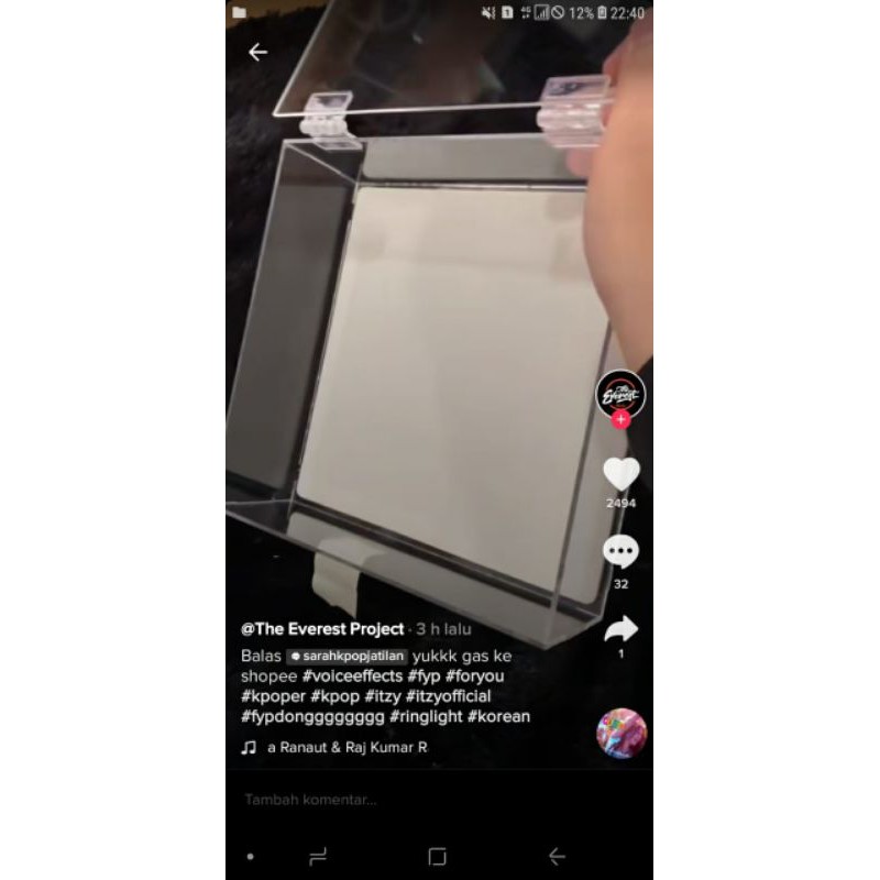 LIGHTRING ITZY / PELINDUNG LIGHTRING ITZY