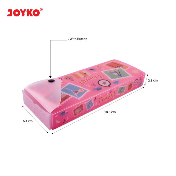 PENSIL CASE KOTAK TEMPAT PENSIL JOYKO PC-0719TV-33-1