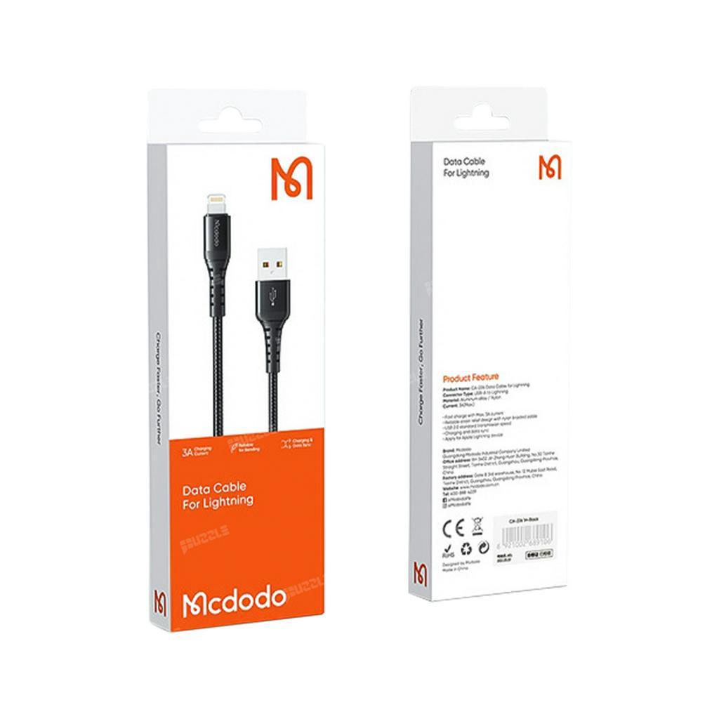 MCDODO Kabel Data Fast Charging CA2261 Braided iPhone Lightning USB A