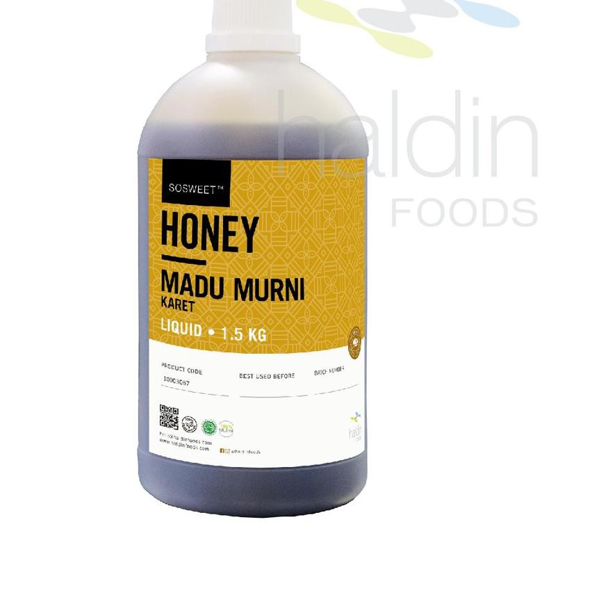 

(kode-597) MADU MURNI (HEVEA HONEY / MADU KARET) 1,5 KG by haldinfoods ..