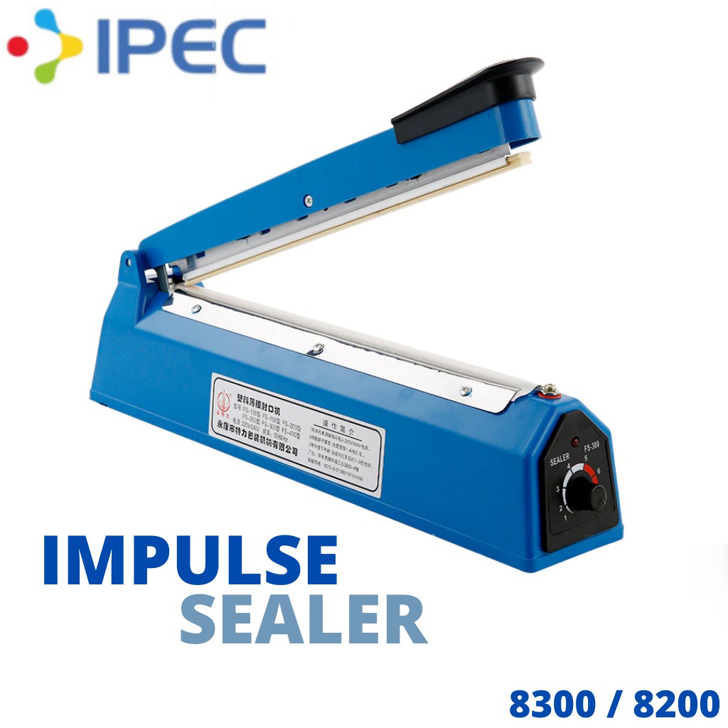 Impulse Sealer 20cm/30cm Alat Press Perekat Plastik Q2-8300/8200 / ALAT PRES