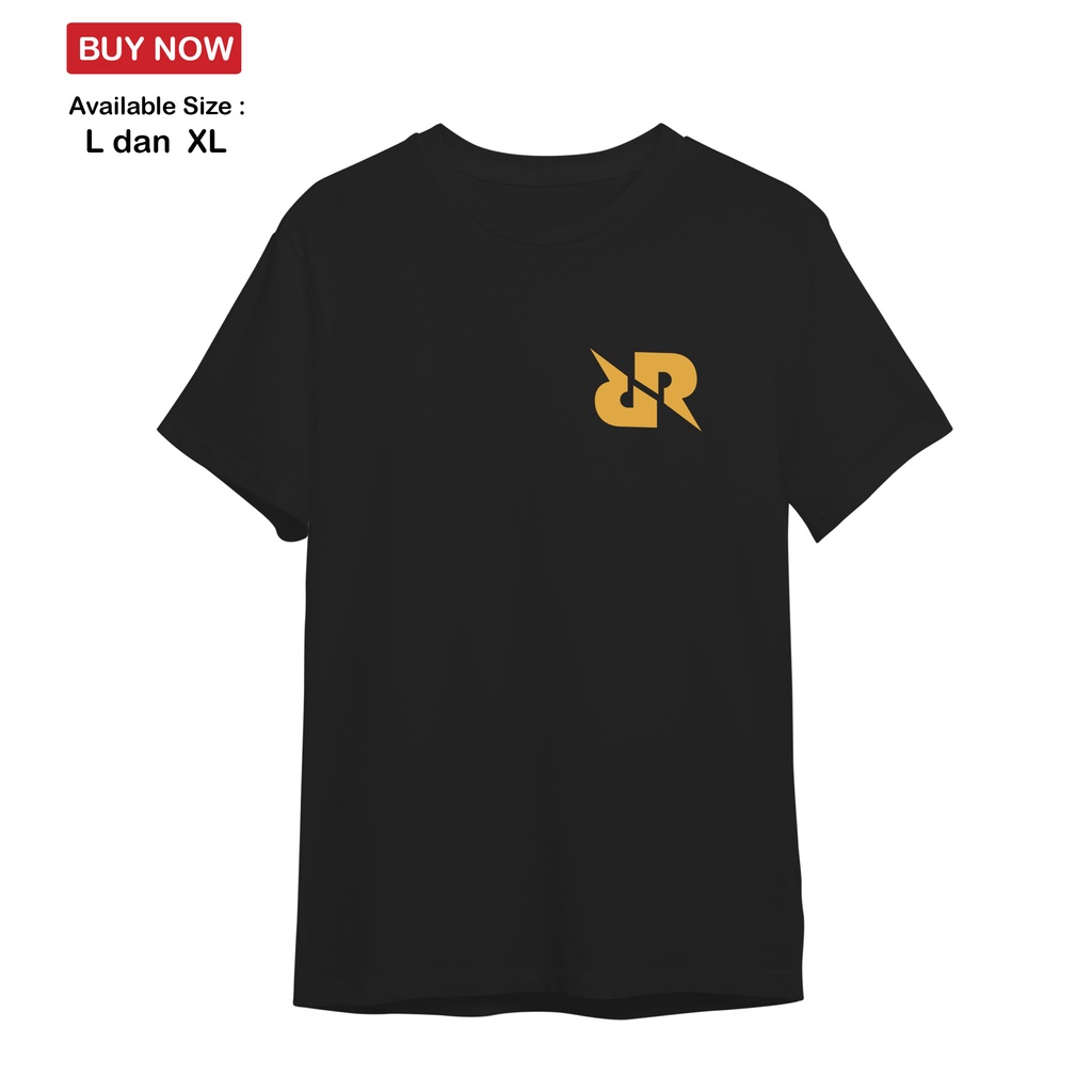 Kaos Pendek Pria Logo RRQ Evos Esport Mobile Legends Katun Polyester