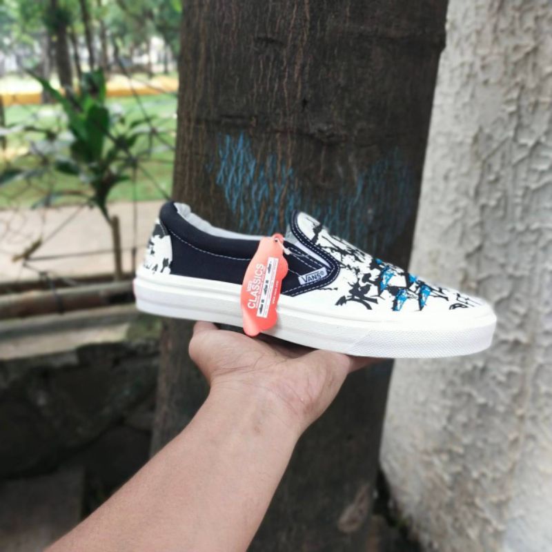 Vans Slip On x Ralph Steadman &quot;Blue Tuna&quot;