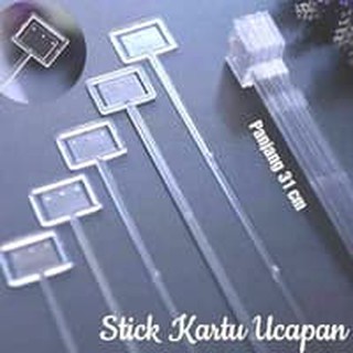 stik kartu ucapan buket