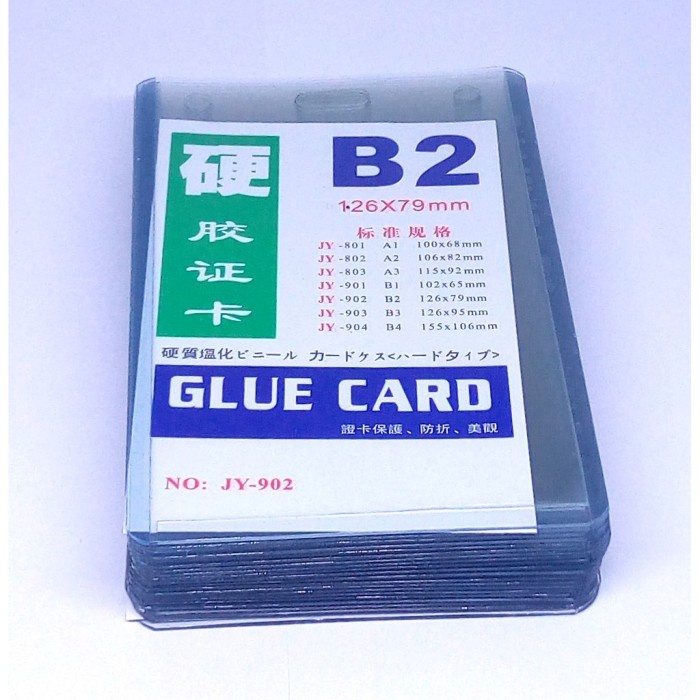 

Berkualitas Plastik Id Card /Name Tag / Card Case B2 Sale!!!