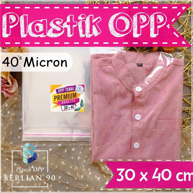 

Best Produk] Plastik Opp Lem 30X40 Cm Tebal 40 Micron / Plastik Opp Seal Premium