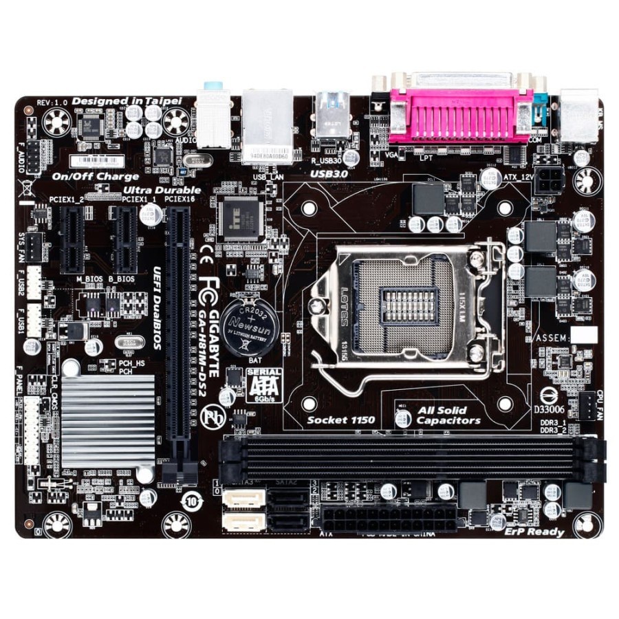 Motherboard Gigabyte GA H81M-DS2 LGA 1150 DDR3