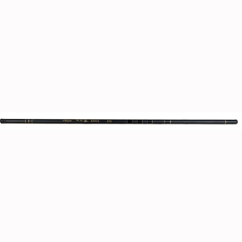 Diaoyule Joran Pancing Pole Tegek Fiberglass Fishing Rod 2.4 Meter SHZ46 HITAM