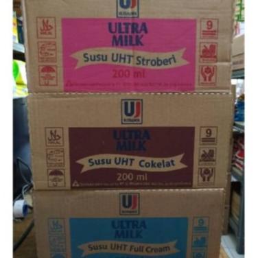 

➧Grosir✱ GZDCU JNE JTR only dus 200ml susu ultra coklat fullcream stroberi strawberry ultramilk 57 ✵Diskon