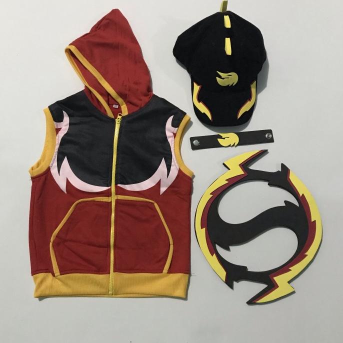 Kostum set boboiboy blaze