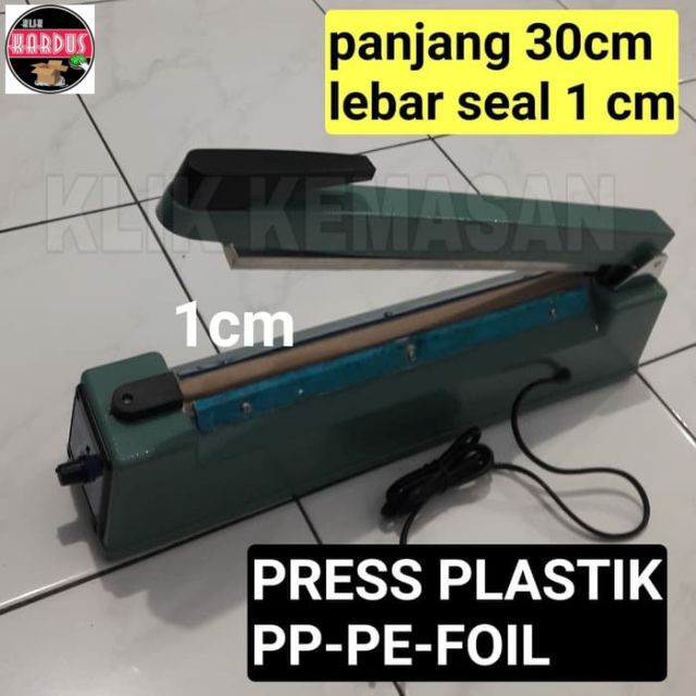 SEALER LEBAR 1CM/PENGEMAS PEREKAT PLASTIK MAKANAN PRESS PLASTIK FOIL