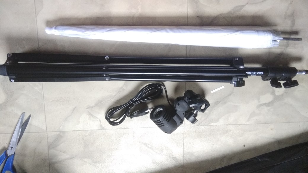 Promo Ramadhan Lightstand + Single Lamp Holder + Payung Putih