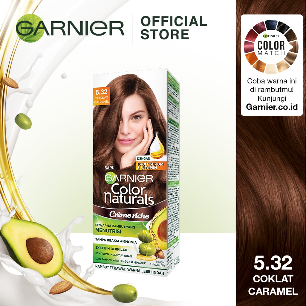 Garnier Color Naturals Creme Riche 5 32 Cat Rambut  