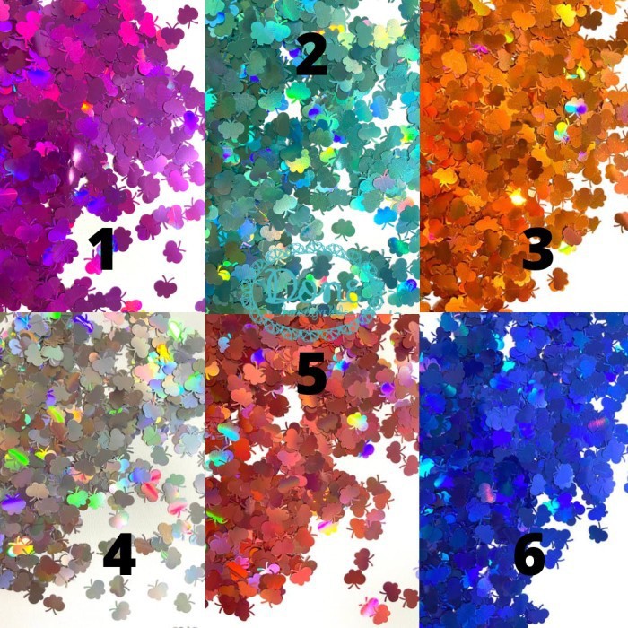 Glitter kupu kupu confetti nail art dekorasi craft slime body art 7-12