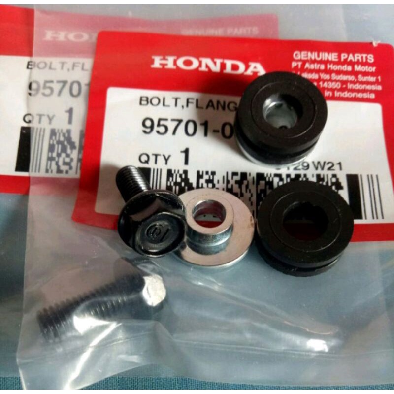 baut set cover knalpot original beat scoopy vario spacy