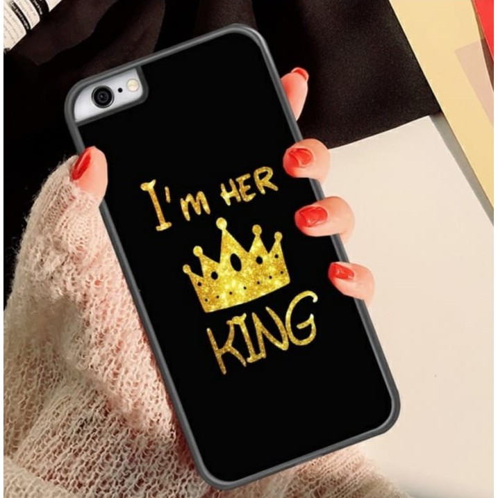 [P05] Fashion Case Couple King Queen For all Type