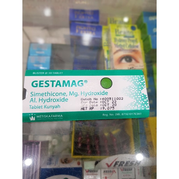 Gestamag Tablet/ Asam Lambung/ Gastritis/ Nyeri Lambung