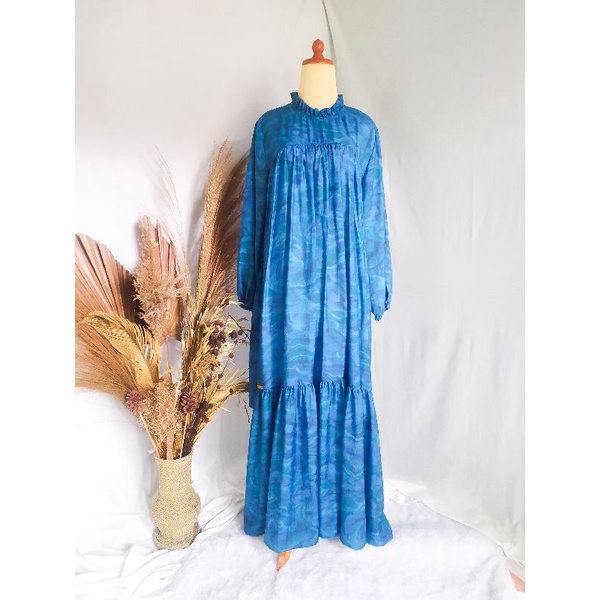 Faaza - Gamis Terbaru Limited Motif Abstrak Premium Quality