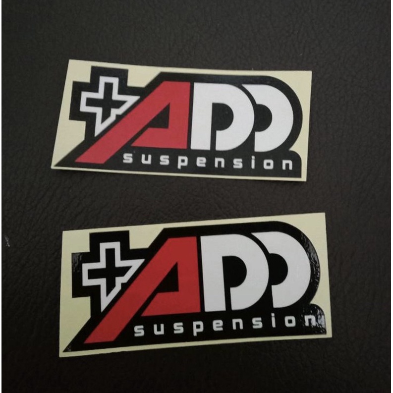 Sticker Stiker Shock Motor ADD Suspension cutting