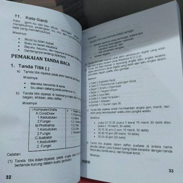 Buku PUEBI Pedoman Umum Ejaan Bahasa Indonesia Dan Sastra Indonesia