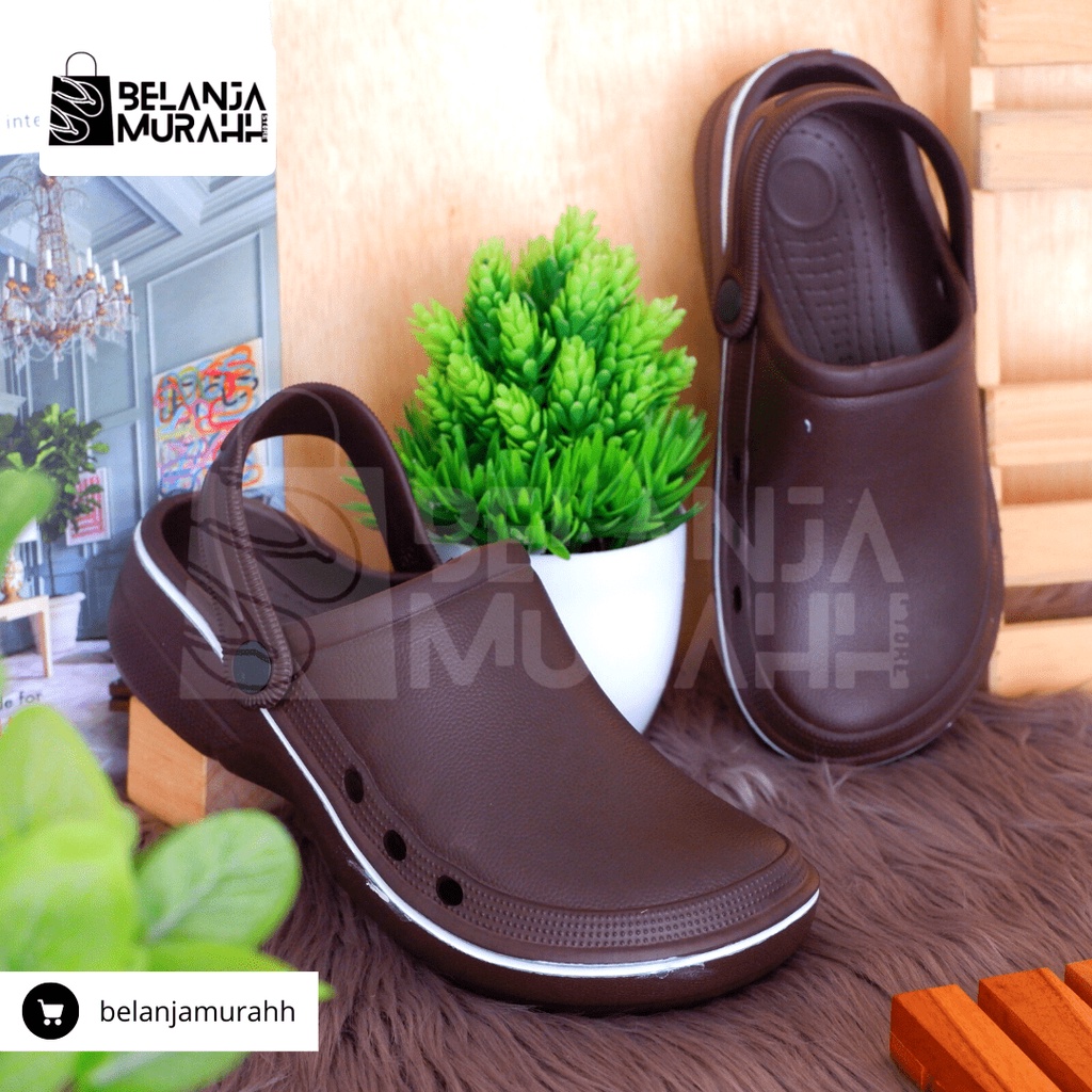 Sandal Polos Model Kodok/ Sendal Baim Polos Pria dan Wanita Nyaman dipakai size 36 s/d 44