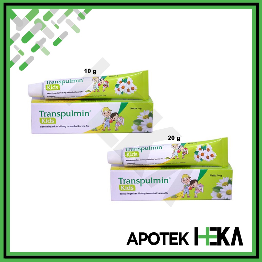 Transpulmin Kids Balsam - Ringankan Hidung Tersumbat Anak 10 g / 20 g (SEMARANG)