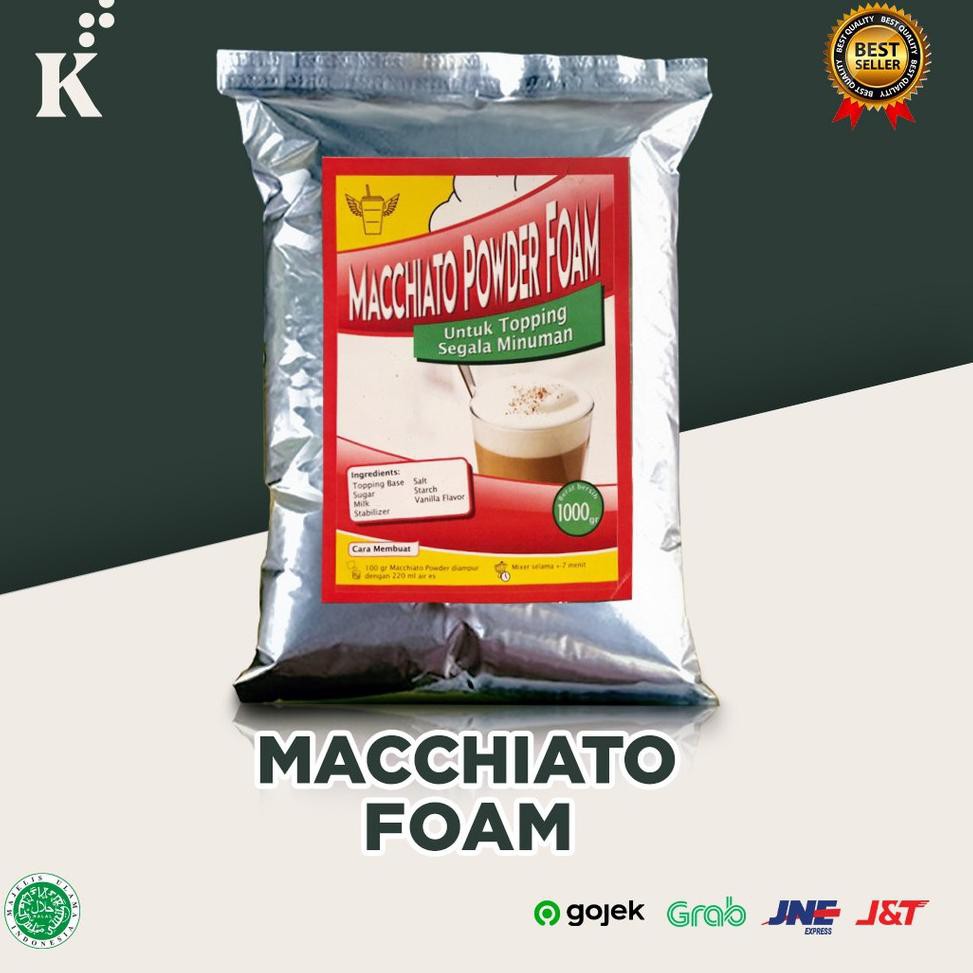 

STAR Bubuk Minuman Bubble Powder Drink rasa macchiato powder foam ORIGINAL Javaland 1kg
