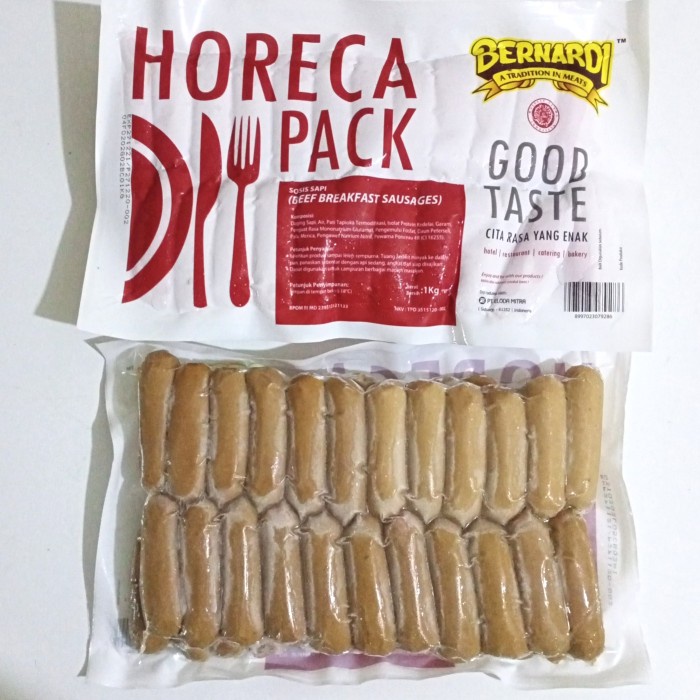 

Bernardi Horeca Sosis Sapi 1kg Premium
