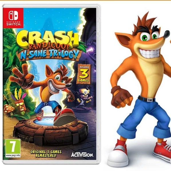 is crash bandicoot on switch